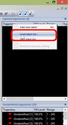 Load Label List