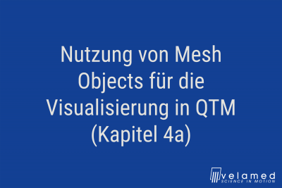 Nutzung von Mesh Objects für die Visiualisierung in QTM
