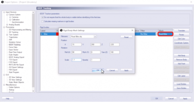 Anpassung Position und Rotation des Mash