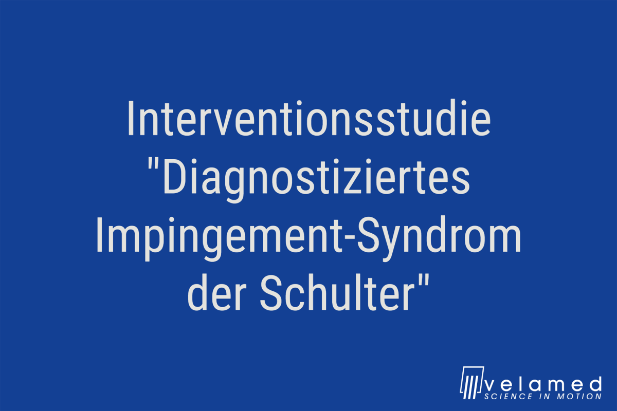 Interventionsstudie Diagnostiziertes Impingement Syndrom der Schulter