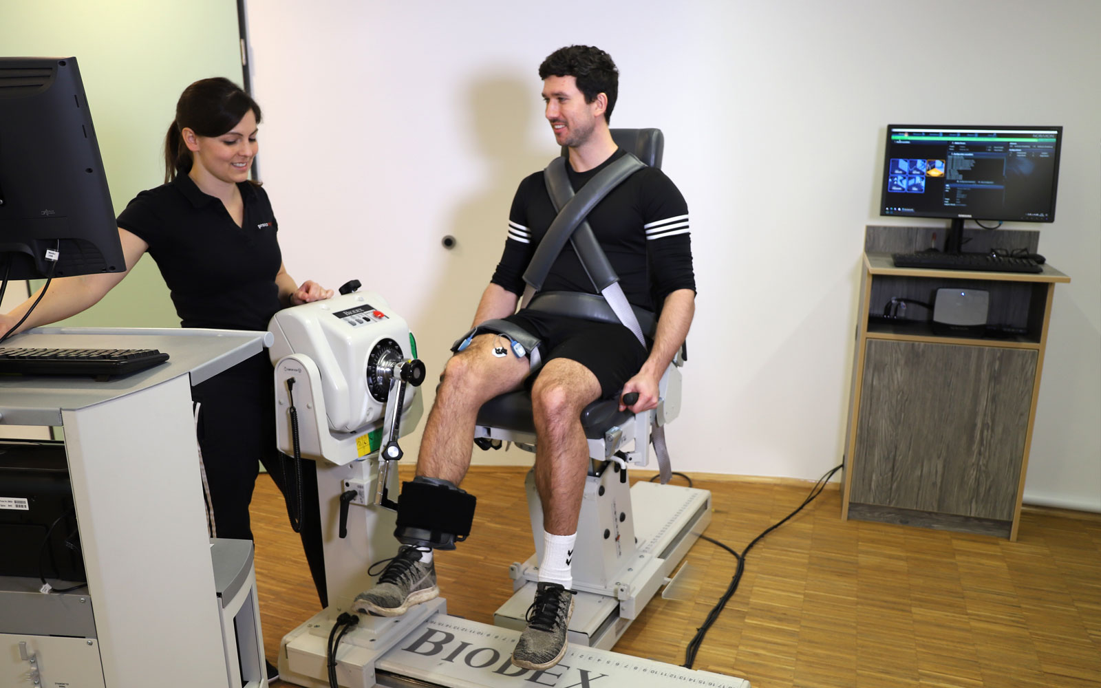Kraftanalyse mit EMG-Isokinetik