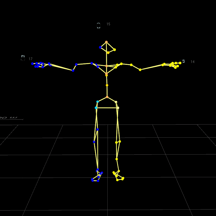 QTM Screenshot T-Pose