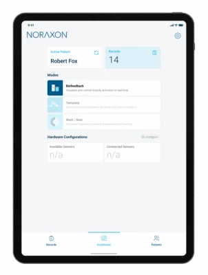 Dashboard Biofeedback-App