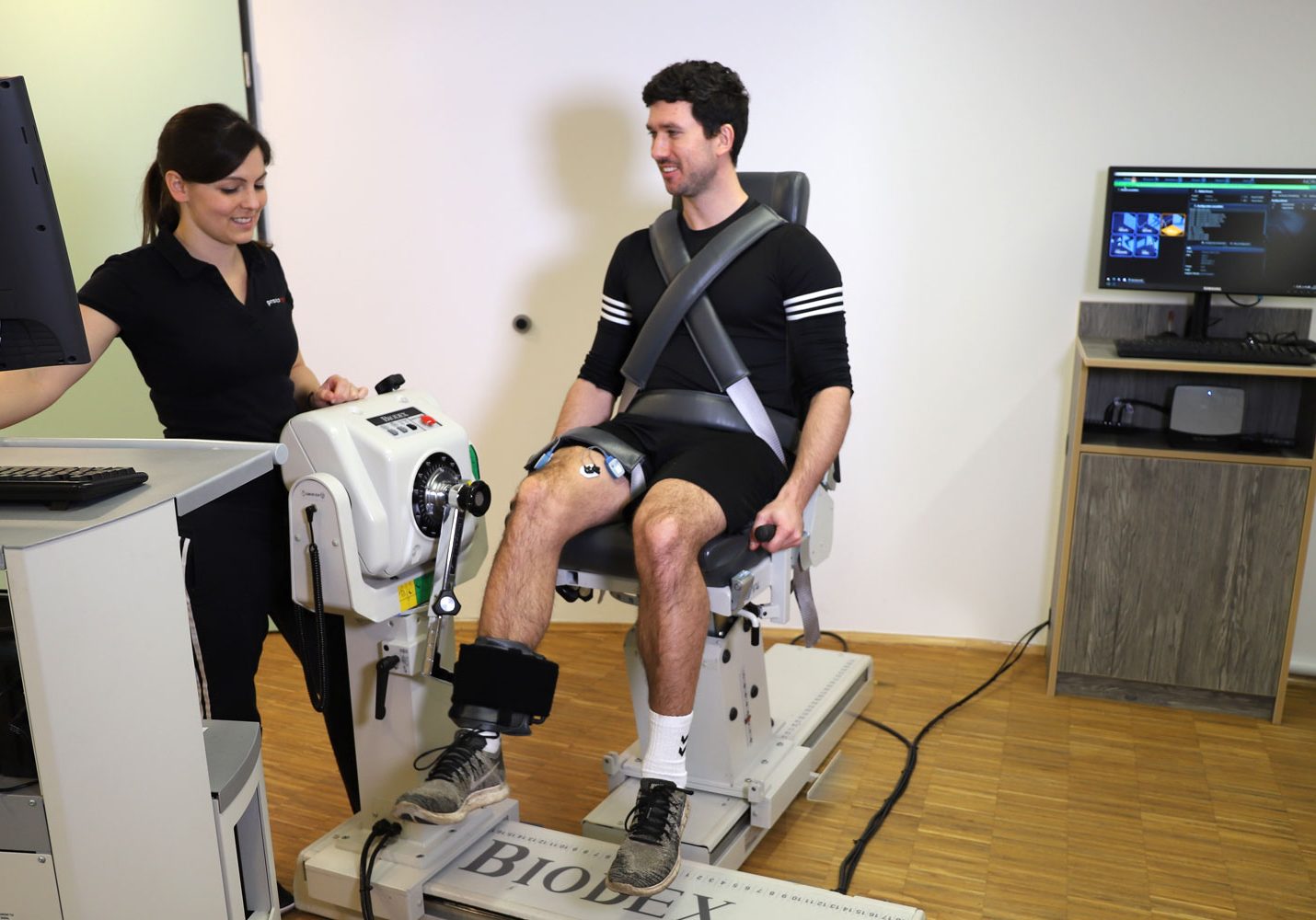 Kraftanalyse mit EMG-Isokinetik